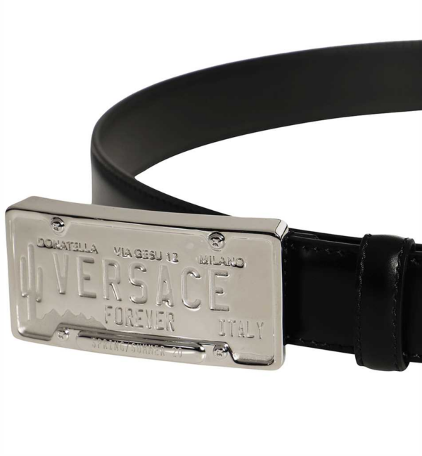 Thắt Lưng Versace Men's Belt Leather DCU8008-DVTP-1D41P - Ảnh 3