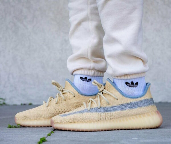 Giày Adidas Yeezy Boost 350 V2 'Linen' FY5158 - Ảnh 2
