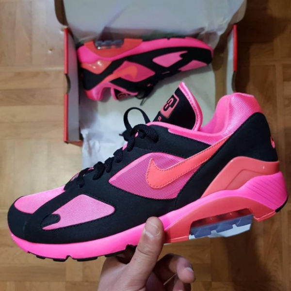 Giày Nike x Comme des Garcons Homme Plus Air Max 180 Black AO4641-601 - Ảnh 2