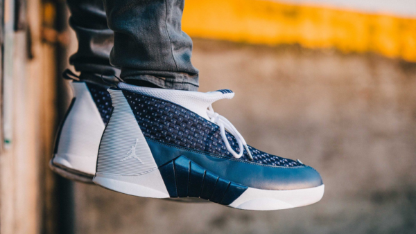 Giày Nike Air Jordan 15 Retro 'Obsidian' 2017 881429-400 - Ảnh 5
