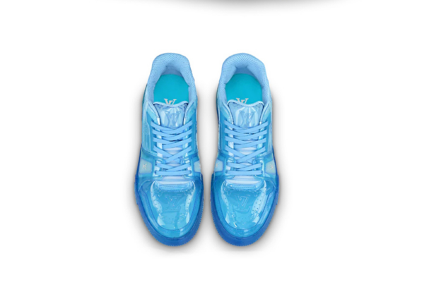 Giày Louis Vuitton Trainer Blue Nilong 1A8KK4 - Ảnh 2