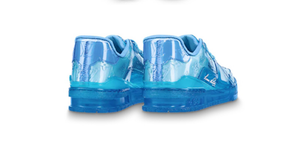 Giày Louis Vuitton Trainer Blue Nilong 1A8KK4 - Ảnh 3