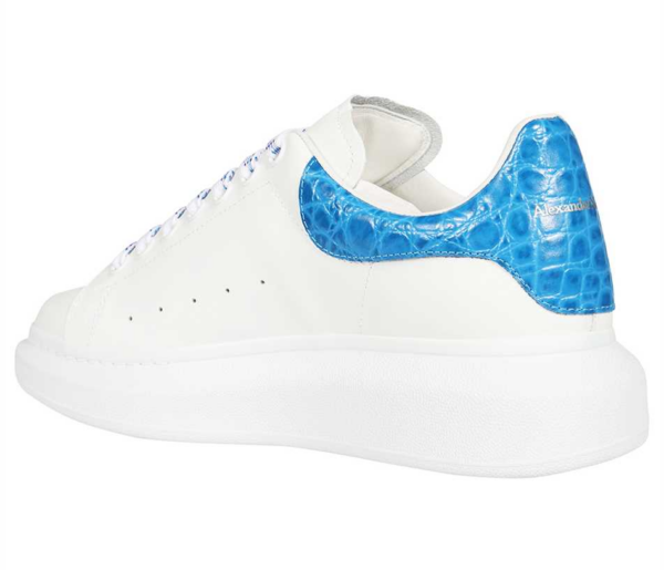 Giày Alexander McQueen Oversized Sneaker 'Ultramarine Crocodile' - Ảnh 3