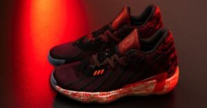 Alternative view of Giày Adidas Dame 7 'I Am My Own Fan Solar Red' FY0161