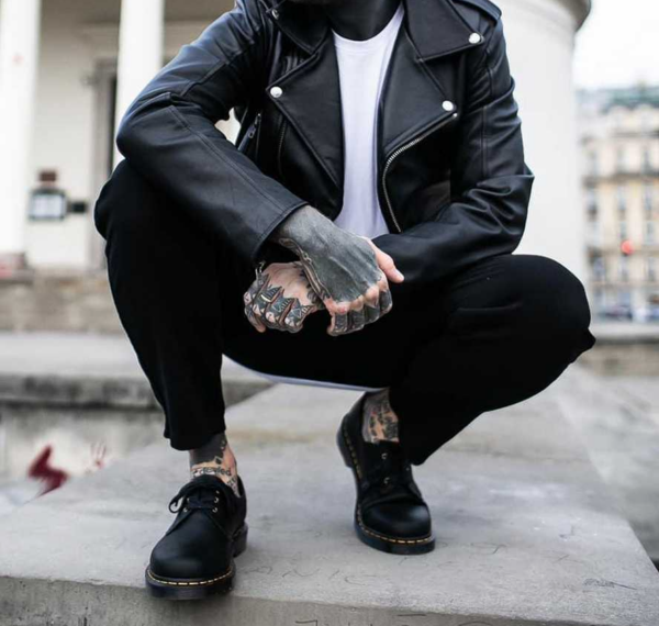 Giày Dr.Martens Vegan 1461 Felix Oxford 'Black' 14046001 - Ảnh 3
