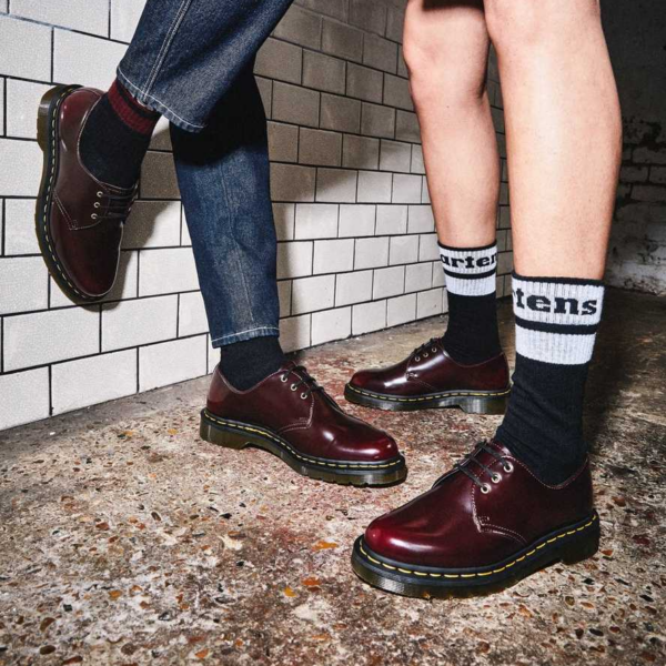 Giày Dr. Martens Vegan 1461 Cherry Red 14046601 - Ảnh 3