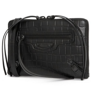 Alternative view of Túi Balenciaga Neo Pouch Crocodile 'Black' 644482-15V07-1000