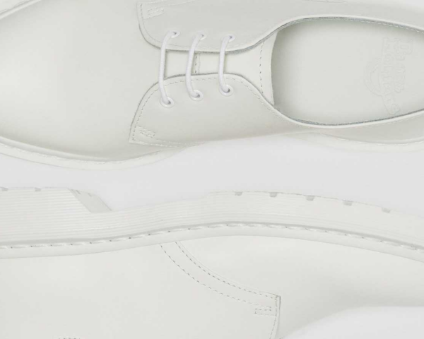 Giày Dr.Martens 1461 Mono Smooth Leather Oxford  'White' 14346100 - Ảnh 6