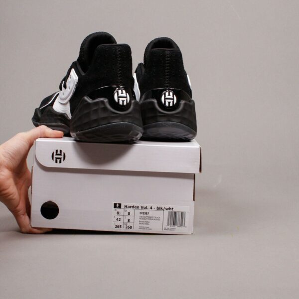 Giày Adidas Harden Vol. 4 'Black White' FV5597 - Ảnh 2