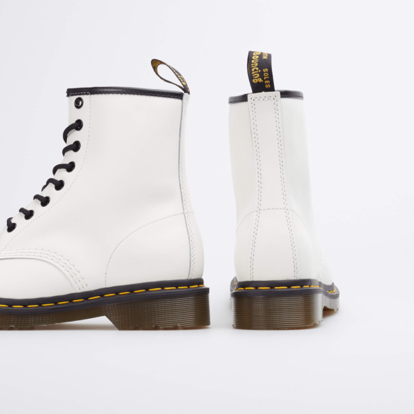 Giày Dr. Martens 1460 White Smooth Leather Boots 11822100 - Ảnh 6