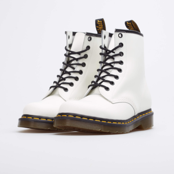 Giày Dr. Martens 1460 White Smooth Leather Boots 11822100 - Ảnh 5