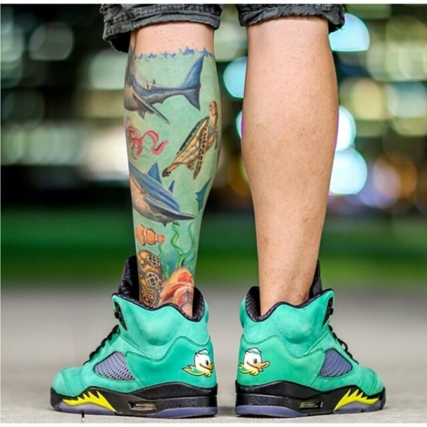 Giày Nike Air Jordan 5 'Oregon Ducks' H013-MNJDLS-535 - Ảnh 5
