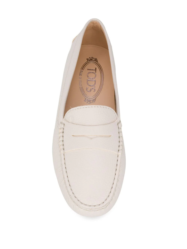 Giày Tod's Gommino Driving Shoes Leather 'White' XXW00G000105J1B015 - Ảnh 2