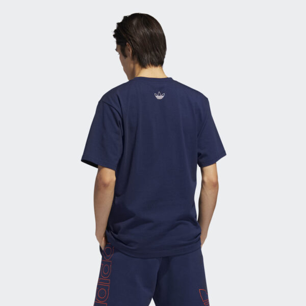 Áo Adidas Men Originals Art Trefoil Shirts Training Jersey Navy DV3281 - Ảnh 4
