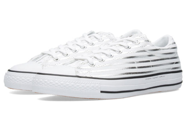 Giày Converse Chuck Taylor All Star Low Silver Stripe 148372C - Ảnh 5