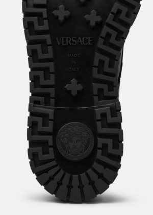 Alternative view of Giày Verssace Medusa Lace Up Boots Black 1003149-1A02336-1B00B