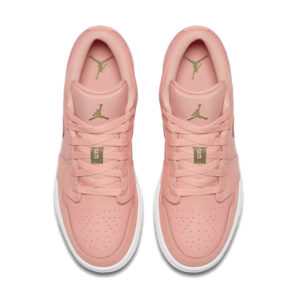 Giày Nike Air Jordan 1 Low GS 'Bleached Coral' 554723-615 - Ảnh 4