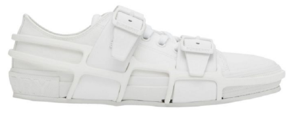 Giày Burberry Cotton and Leather Webb All White 80277871