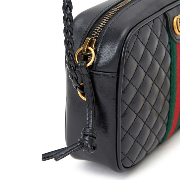 Túi Gucci Plain Leather Crossbody Logo Shoulder Bags 536441 0YKAT 1060 - Ảnh 9