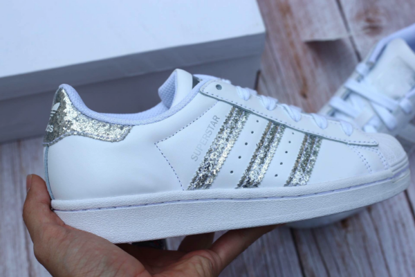 Giày Adidas Wmns Superstar 'Glitter' FZ4445 - Ảnh 3