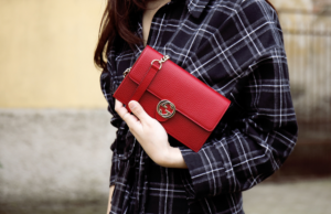 Alternative view of Túi Gucci Leather GG Chain Shoulder Bag Messenger Bag Red 510314 CAO0G 6420