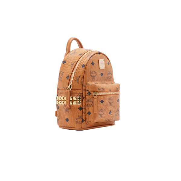 Balo MCM Stark Backpack Visetos Cognac MMK6SVE92CO001 - Ảnh 5