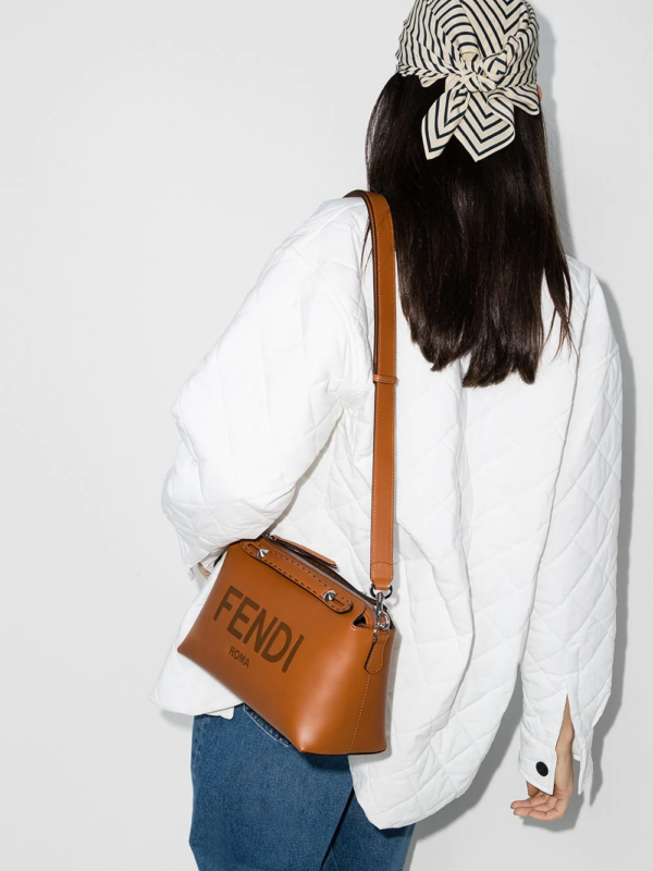 Túi Fendi By The Way Shoulder Bag In Saddle 'Brown' 8BL145AC9L-F0NMU - Ảnh 4