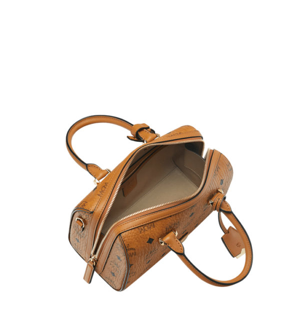 Túi MCM Essential Boston in Visetos Cognac 9 MWB9SSE67CO001 - Ảnh 3