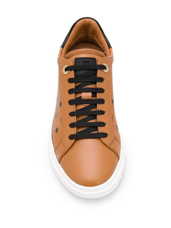 Giày Mcm Terrain Visetos Cognac MESAAMM17-CO - Ảnh 4