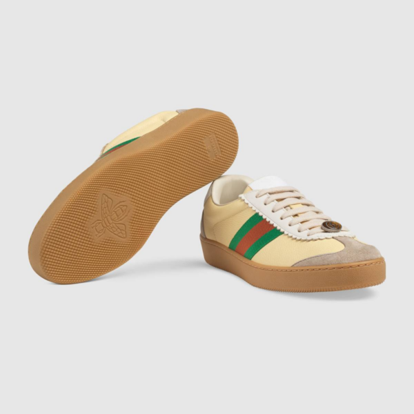 Giày Gucci G74 Web Low 'Oatmeal' 624486-0PV20-9560 - Ảnh 4