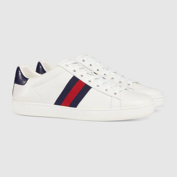 Giày Gucci Ace 'White Blue Red' 387993-A38D0-9072 - Ảnh 4