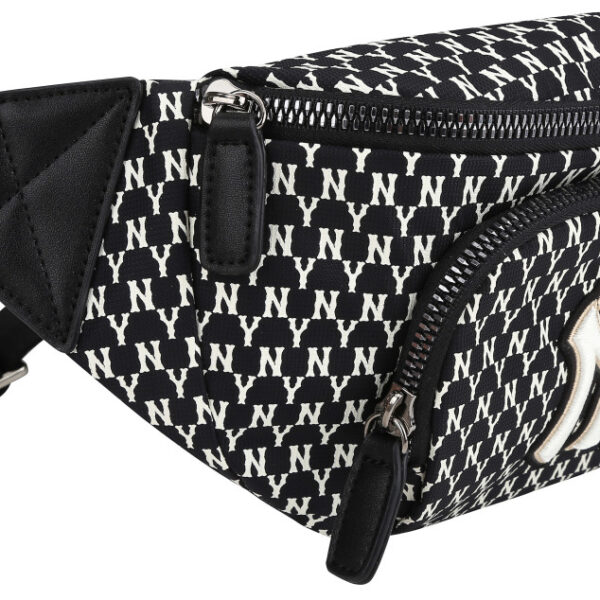 Túi MLB Waist Bag Monogram Black 32BGC9911-50L - Ảnh 5