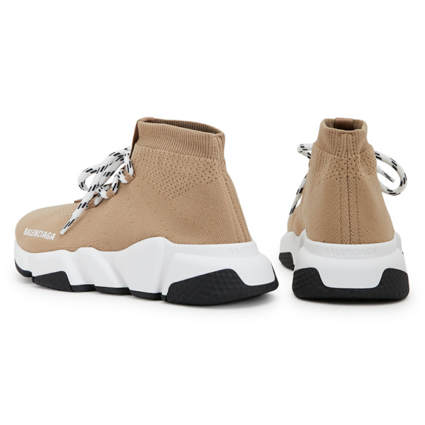 Giày Balenciaga Wmns Speed Lace Up Trainer 'Beige' 587284 W1702 2300 - Ảnh 3