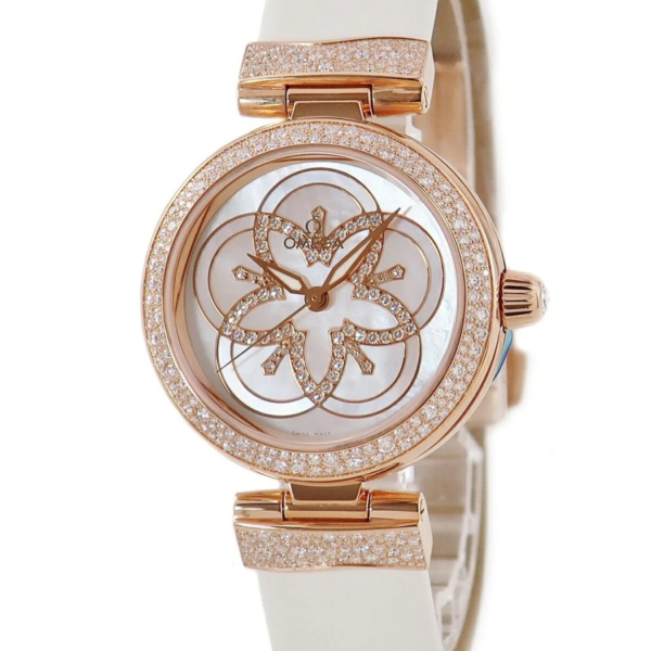 Đồng Hồ Omega De Ville Ladymatic 'Gold' 425-67-34-20-55-006 - Ảnh 2