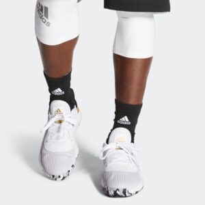 Alternative view of Giày Adidas Pro Bounce 2019 Low GCA 'White Gold Mint' EF8805