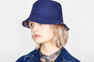 Mu Dior Small Brim Bucket Hat 'Blue Blend' 95TDD923A130-C563