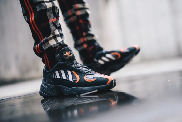 Giày Adidas Yung 1 Orange Plaid EF3967 - Ảnh 3