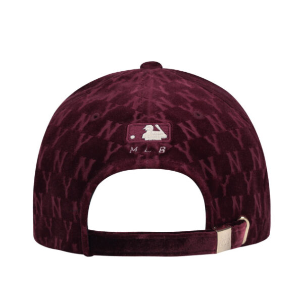 Mũ MLB LA Dodgers Velvet Monogram Red 32CPXM941-50E - Ảnh 3