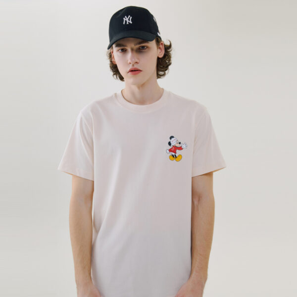 Áo MLB X Disney Action Short Sleeve T Shirt Boston Red Sox Ivory 31TSK2031-43L - Ảnh 3