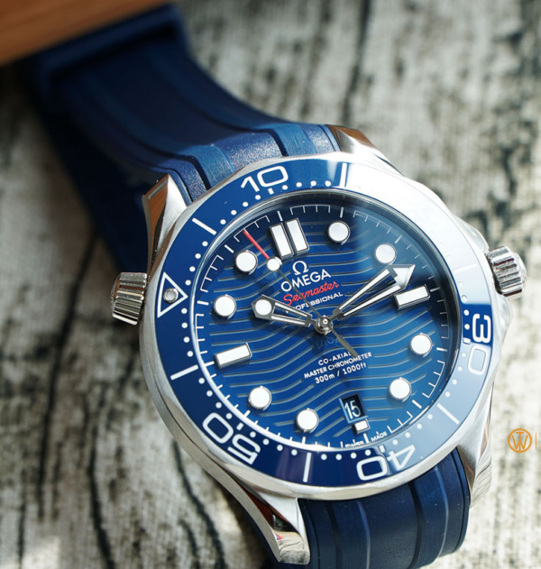 Đồng Hồ Omega Seamaster '18kt Rose Gold Blue' 210-62-42-20-03-001 - Ảnh 2