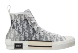 Giay Dior B23 High Dior Oblique White Black 3SH118YJP-H069