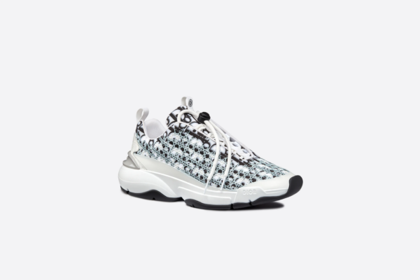 Giày Dior B24 Sneaker 'Dior Oblique White Cannage' 3SN248YJT-H069 - Ảnh 4