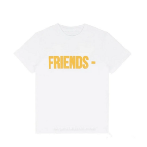 Áo Vlone Friends Logo Tee White Yellow