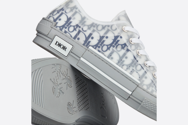 Giày Dior B23 Low 'White Navy Blue Dior' 3SN249YNT-H568 - Ảnh 5