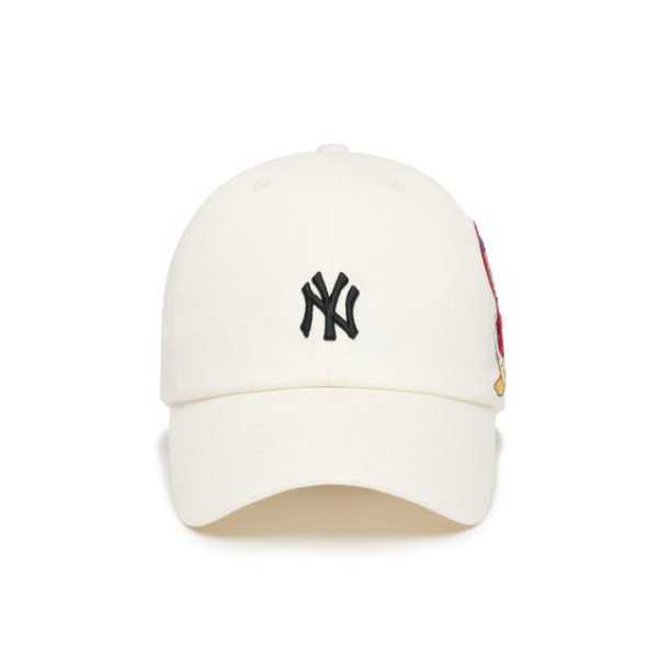 Mũ MLB x Disney Donald Duck Unstructured Ballcap NY 3ACPD011N-50IVS - Ảnh 2