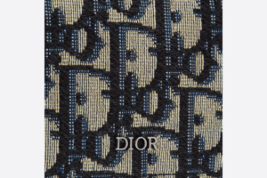 Vi Dior Business Card Holder 'Beige Black Dior' 2ESCH136YSE-H05E