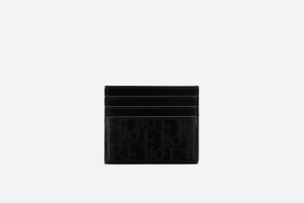 Vi Dior Card Holder 'Black Dior Oblique Galaxy' 2ESCH135VPD-H03E