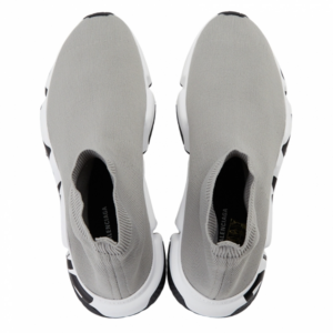 Alternative view of Giày Balenciaga Speed Trainer 'Midsole Graffiti Grey' 605972 W05GE 1391