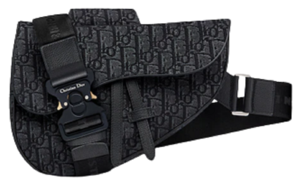 Tui Dior Saddle Bag 'Black Oblique Jacquard' 1ADPO093YKY-H00N