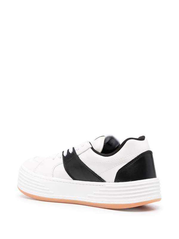 Giày Palm Angels Logo-Print Low-Top Sneakers PMIA051R21LEA0020110 - Ảnh 4
